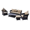 5 pc di giardino di sofa d&#39;aluminiu set